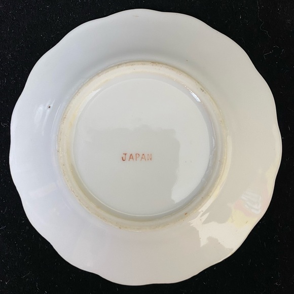 Vintage,  4.25” Texas State Souvenir Japan Made Small China Plate with Gold Trim - Picture 8 of 11